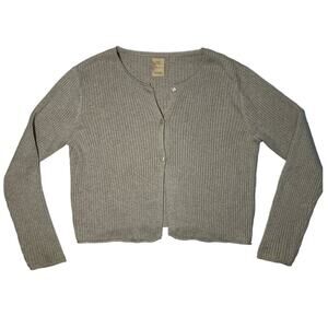 ZARA Woman's Long Sleeve Cardigan Gold Size 11/12